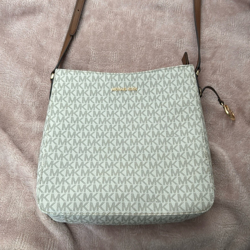 Michael Kors cross body monogram bag